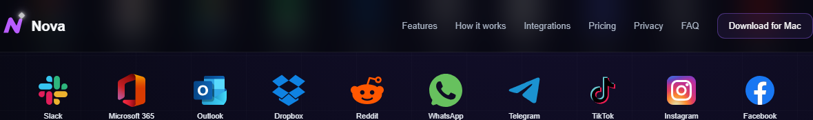 The services Nova Hub works with